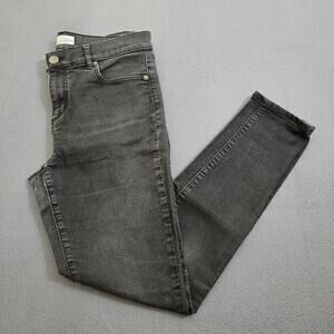 Ann Taylor LOFT Women 30/10 Black Modern Skinny Mid Rise Jeans